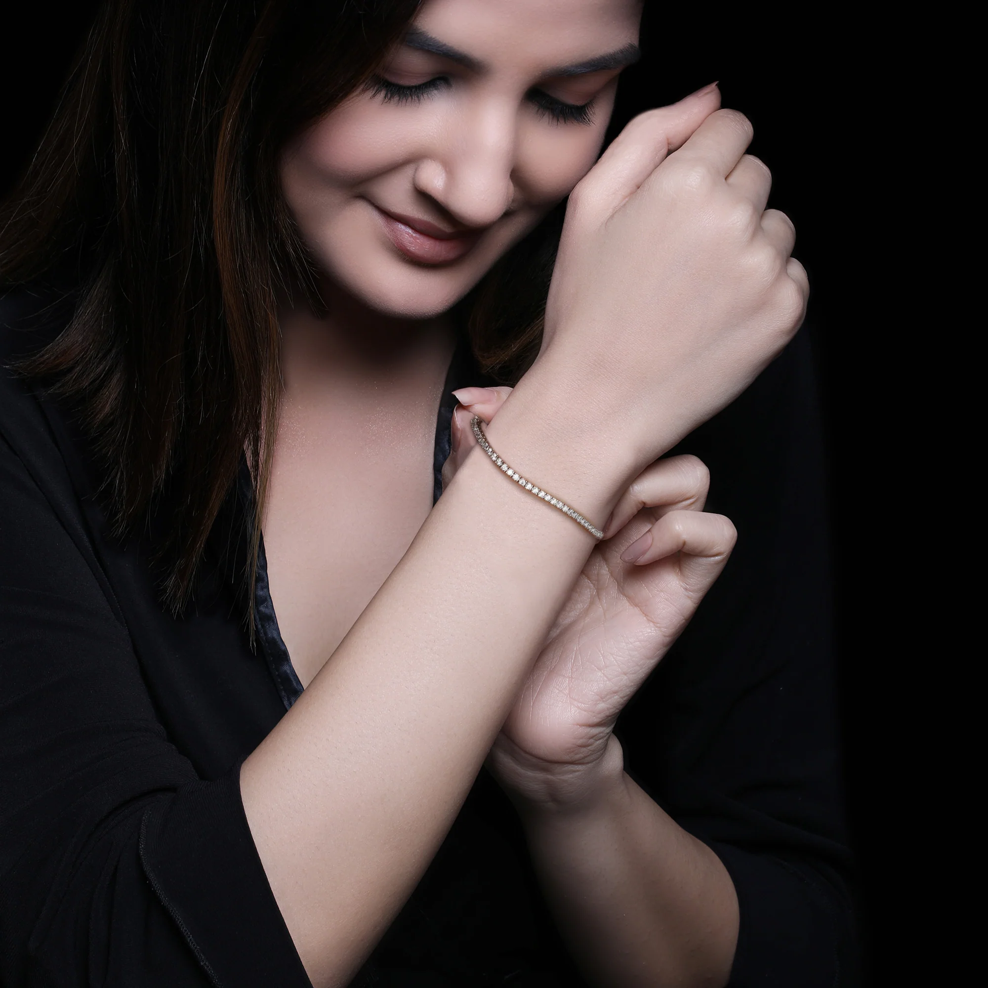 Silver Zircon Tennis Bracelet - Image 3