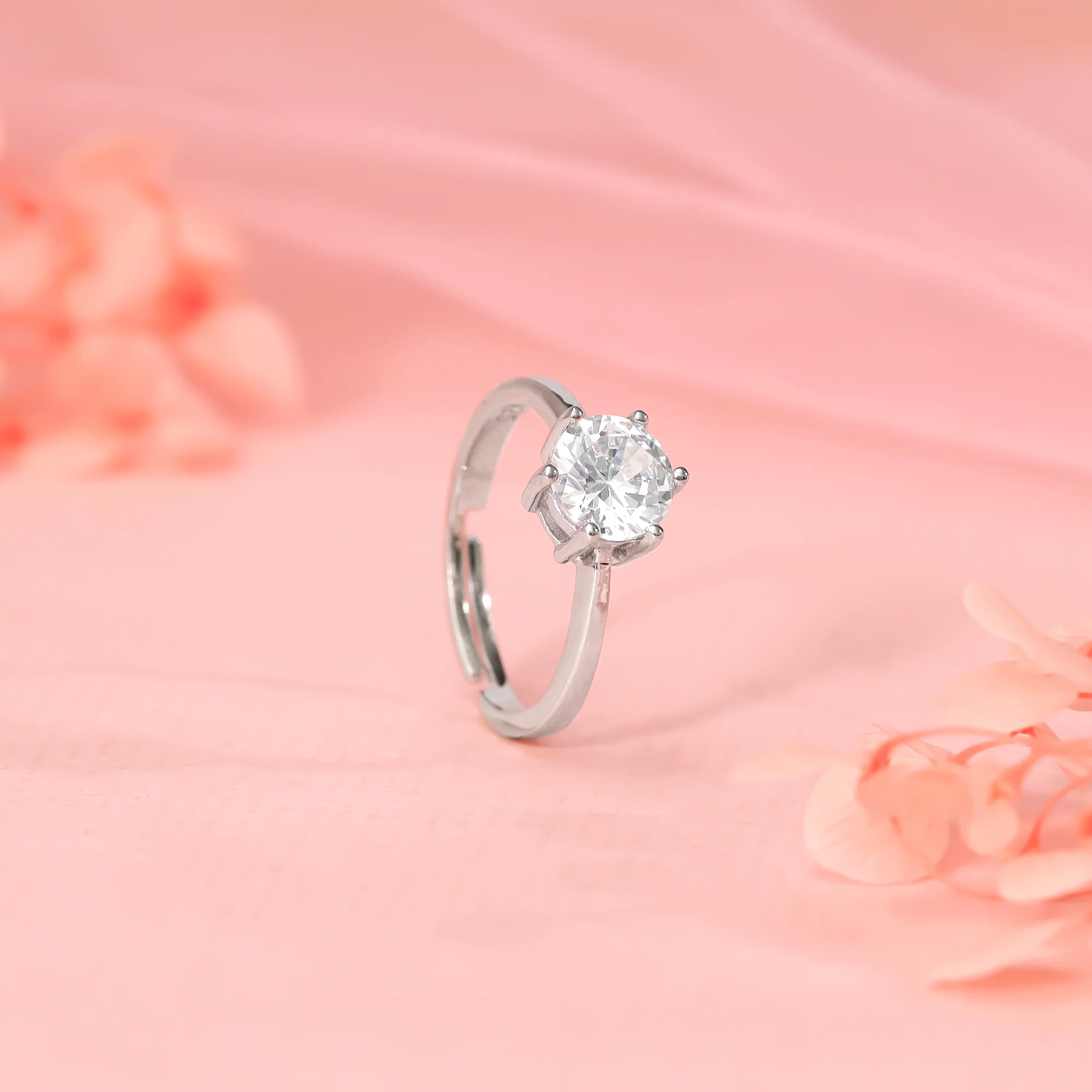 Silver Zircon Vintage Ring - Image 3