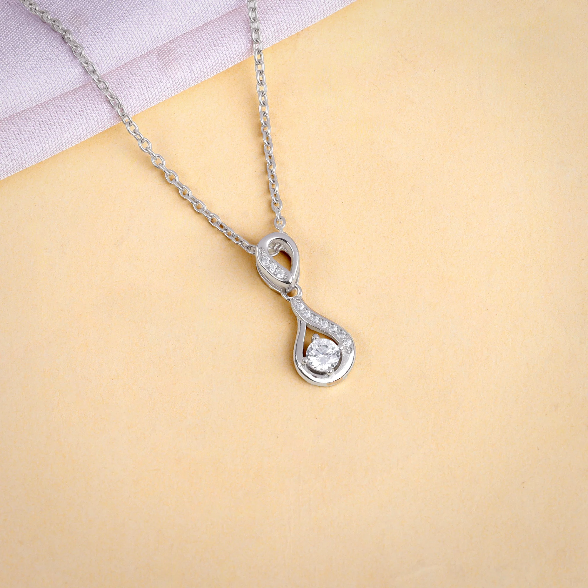 Silver Zirconia Drop Set - Image 2