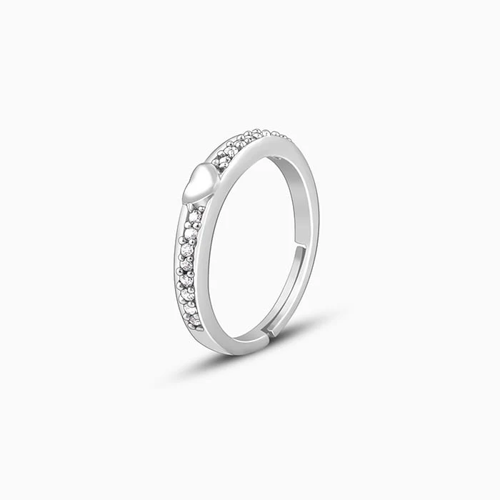 Silver Deeply in Love Ring - Image 5