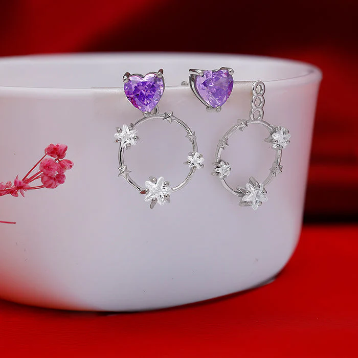 Silver Stuck on You Earrings - Image 4