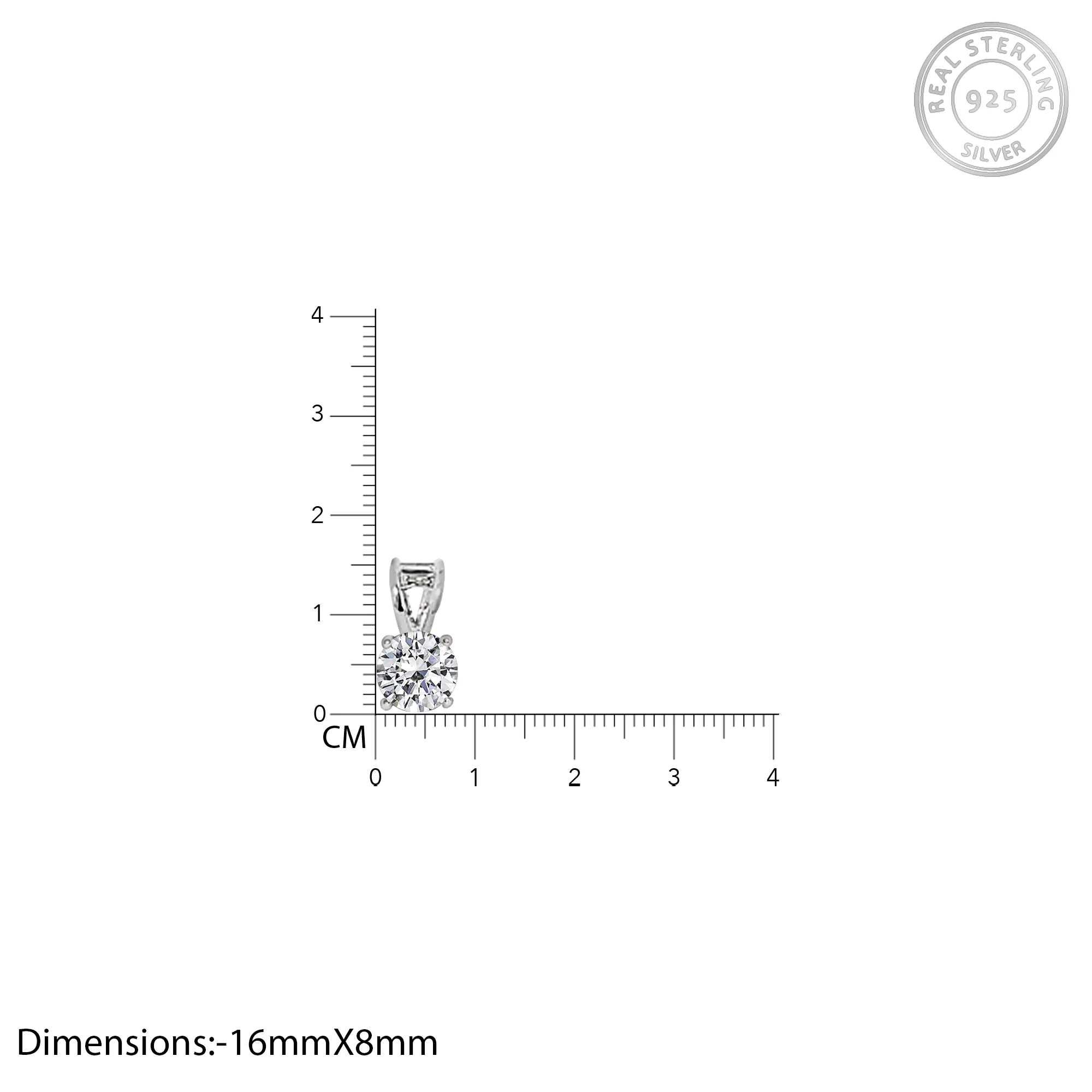 Silver Sparkling Zircon Trio - Image 6
