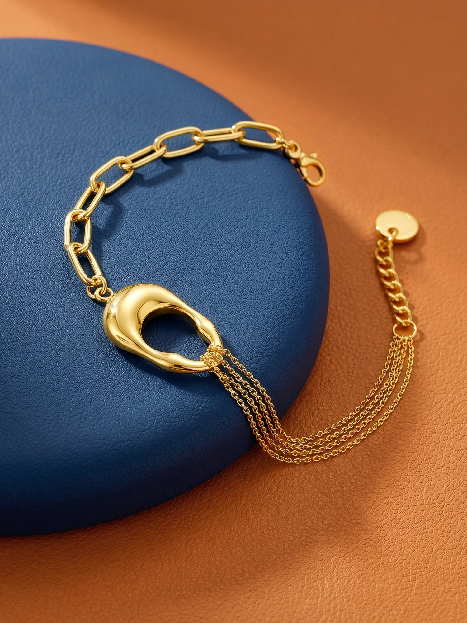 Split Energy Gold Plated Bracelet - Image 2