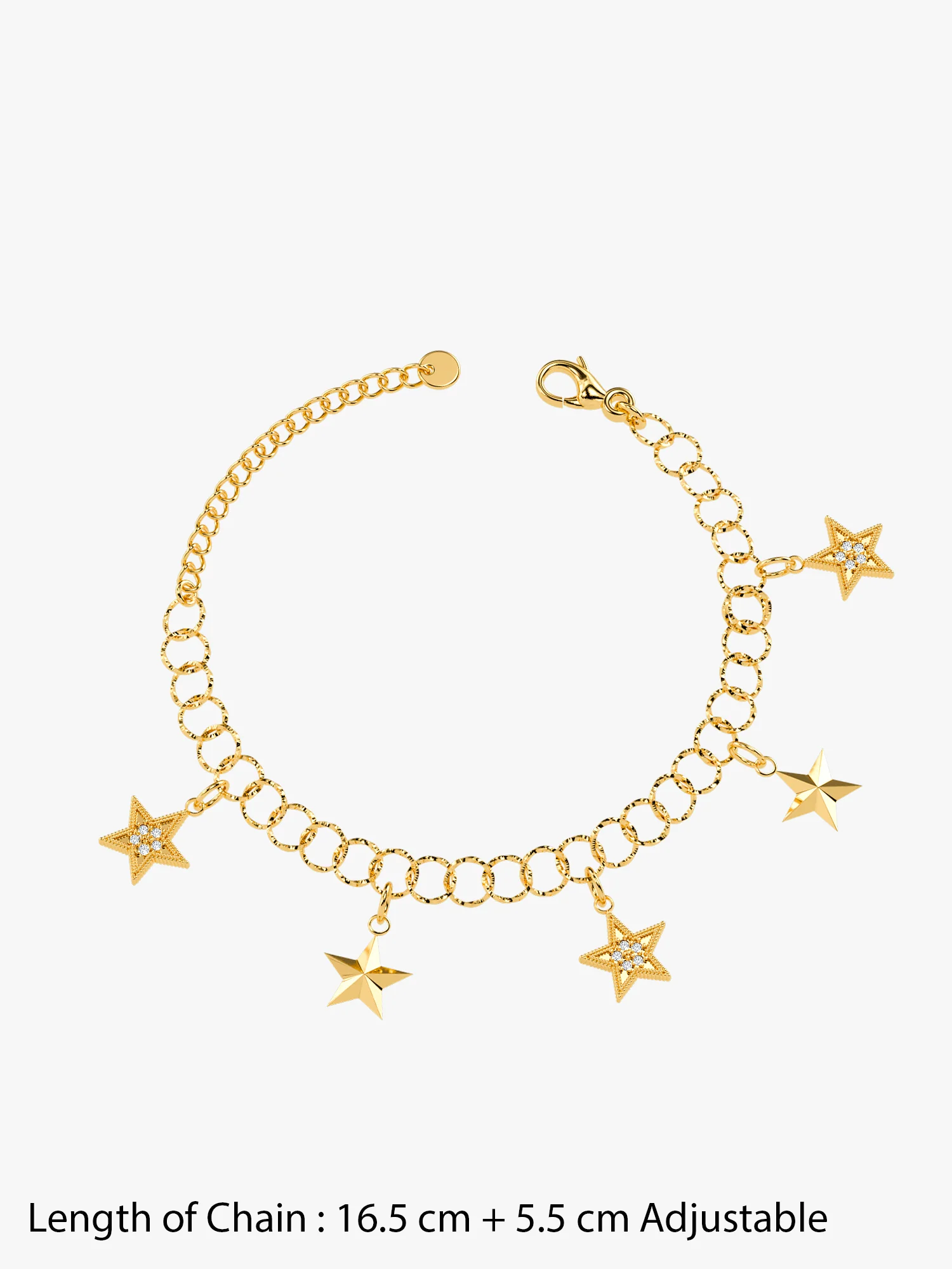 Star Drip Gold Plated Bracelet - Image 5