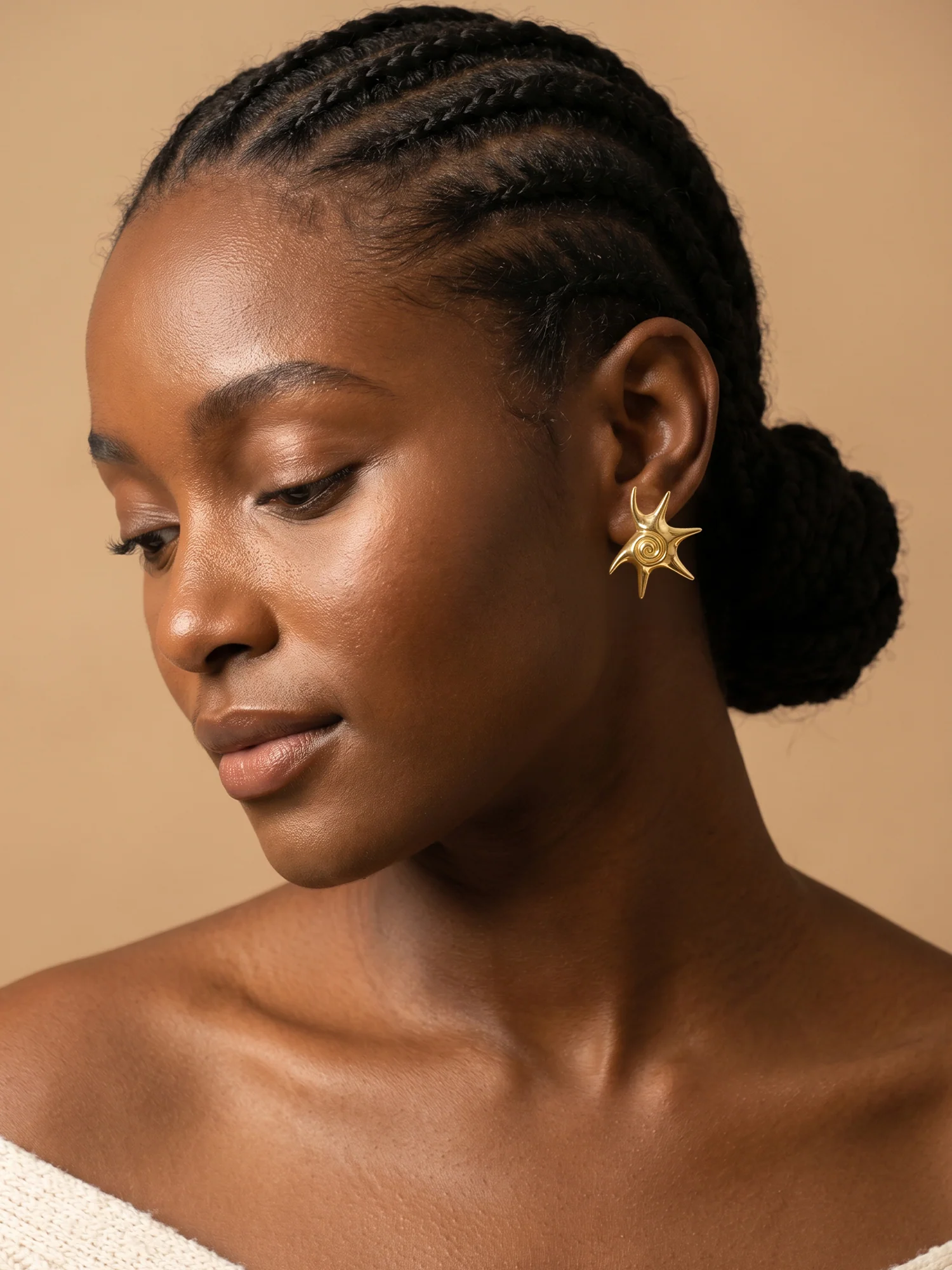 Star Pop Gold Plated Studs - Image 3