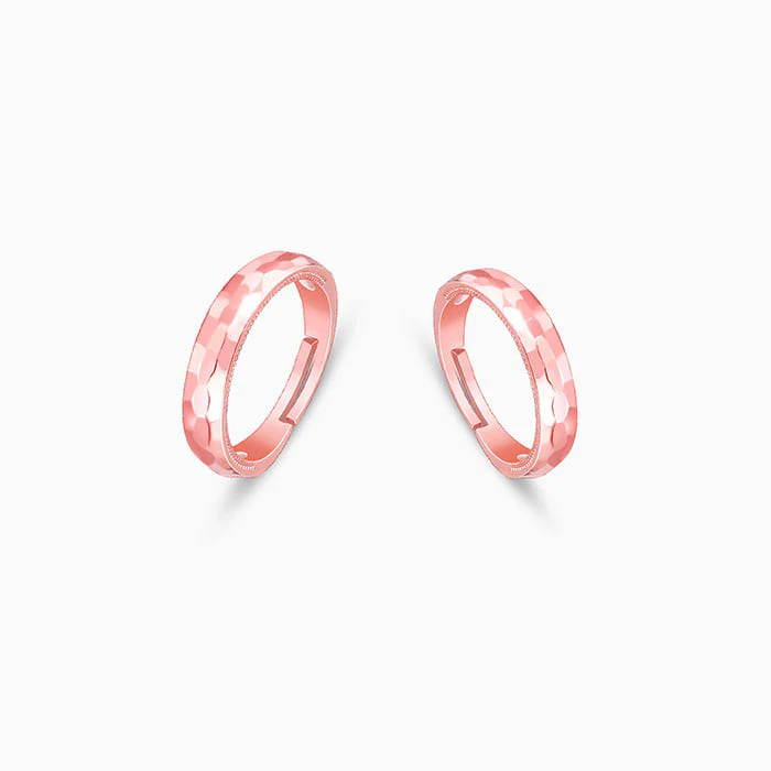 Rose Gold Partners in Fun Couple Bands - Image 4