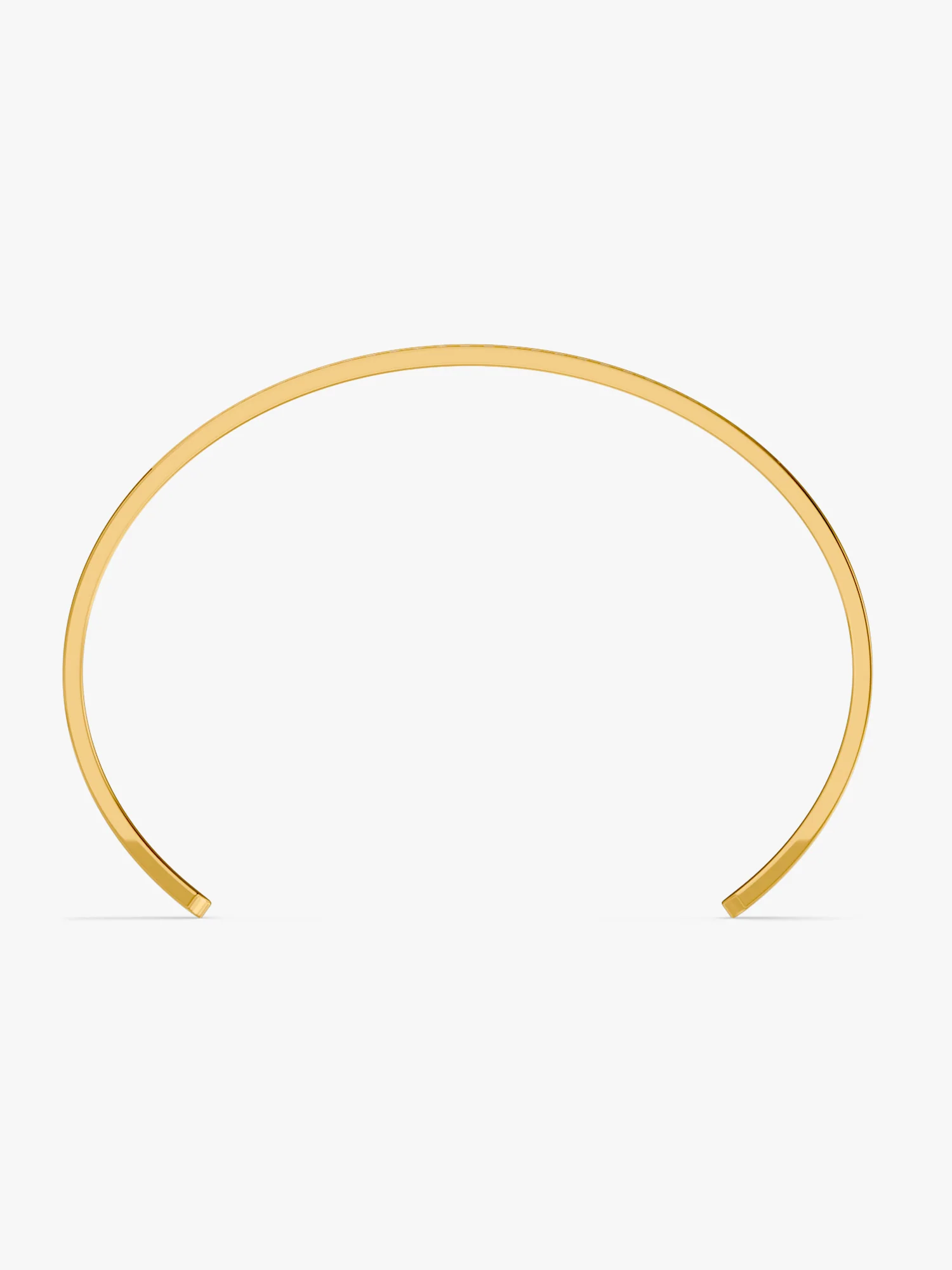 Stone Cold Gold Plated Cuff Bracelet - Image 5