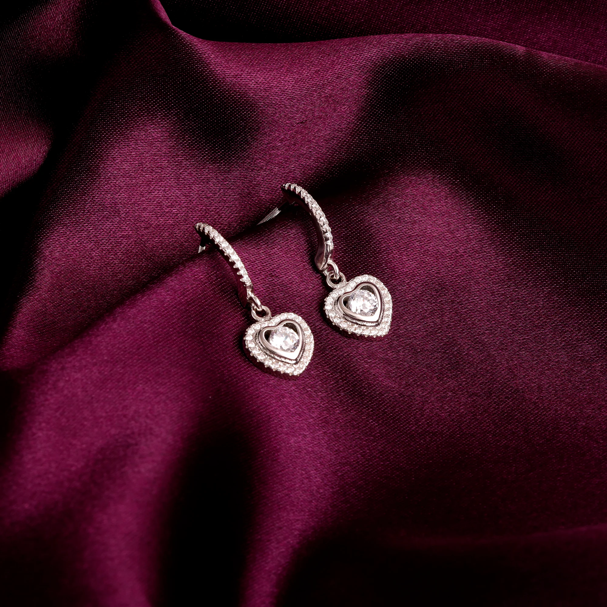 Silver Love Of My Life Earrings - Image 2