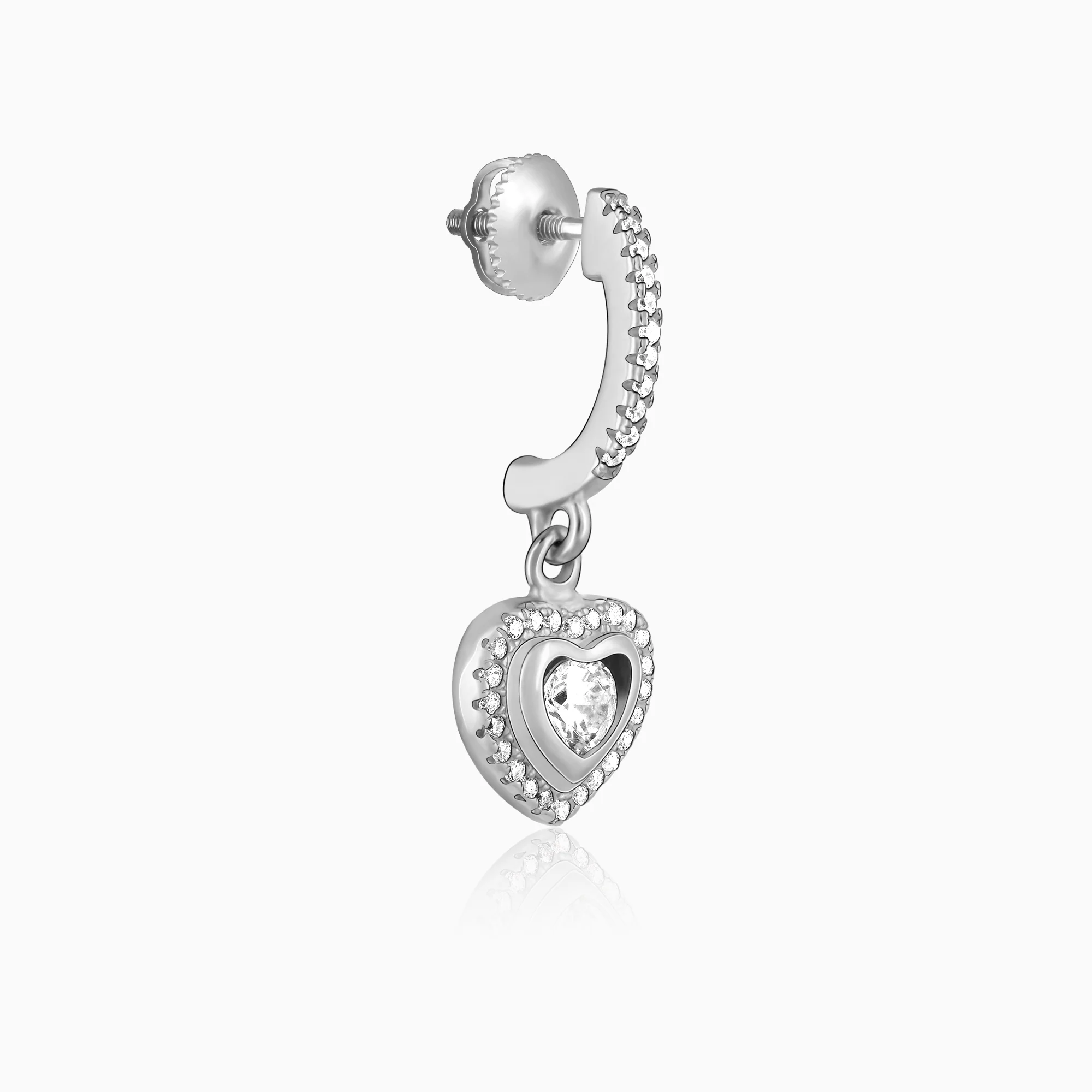 Silver Love Of My Life Earrings - Image 4