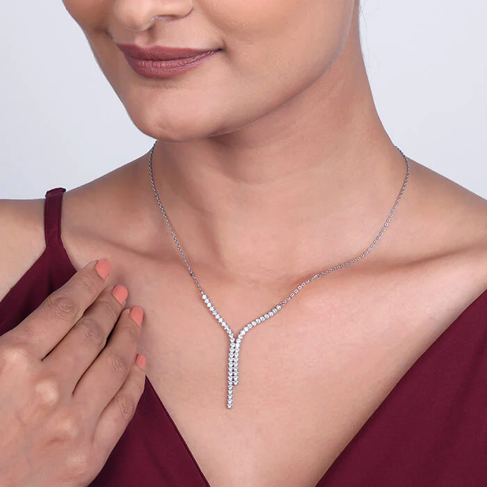 Silver Collide Necklace - Image 2