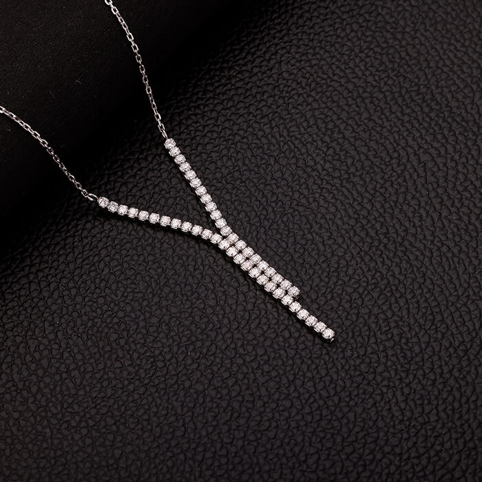 Silver Collide Necklace - Image 3