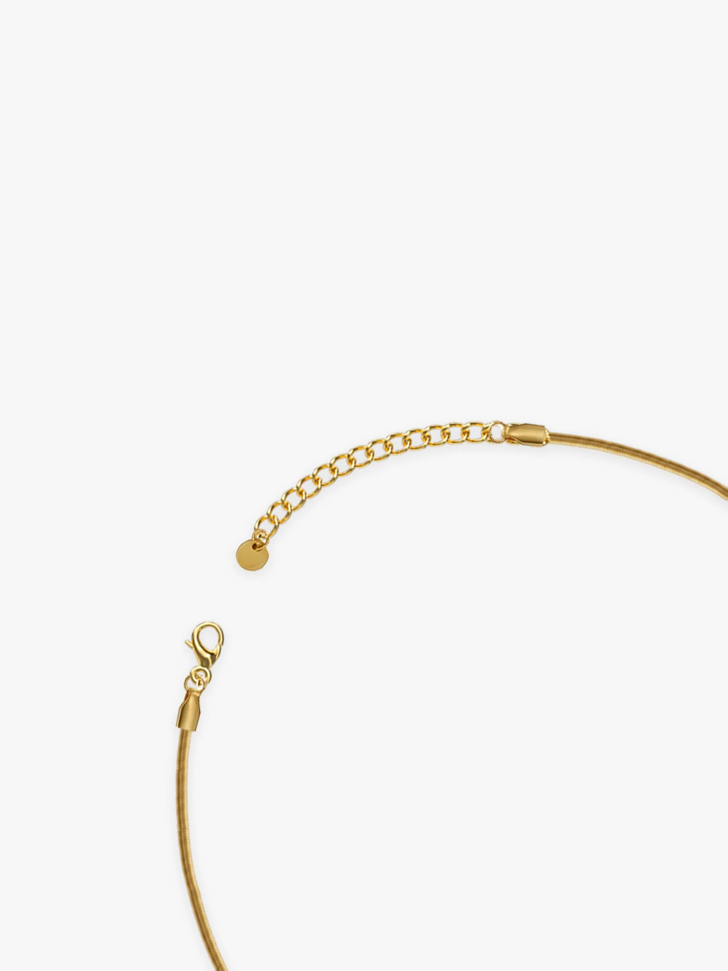 T-Bar Energy Gold Plated Lariat Necklace - Image 6