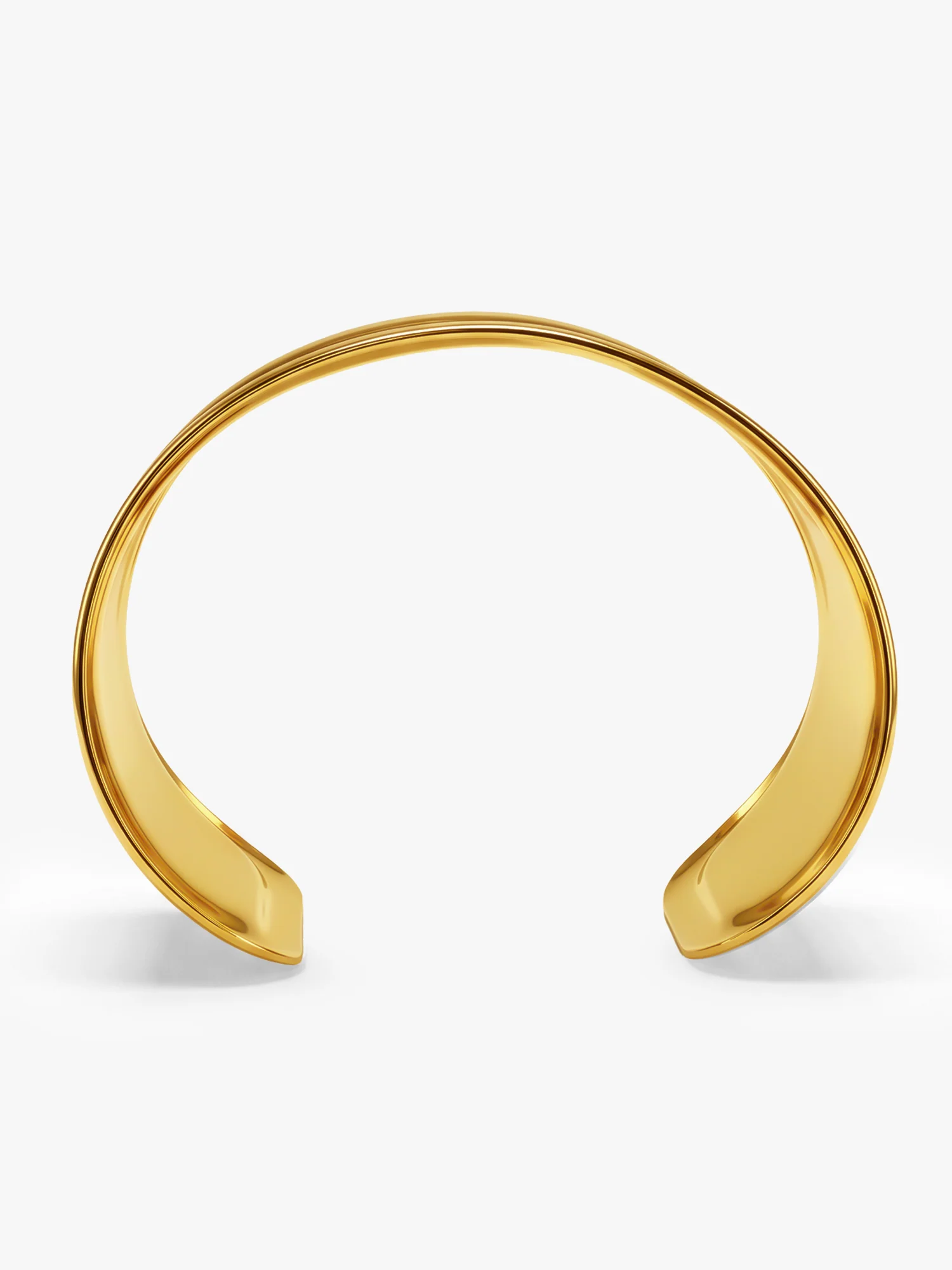 Thick Girl Gold Plated Cuff Bracelet - Image 5