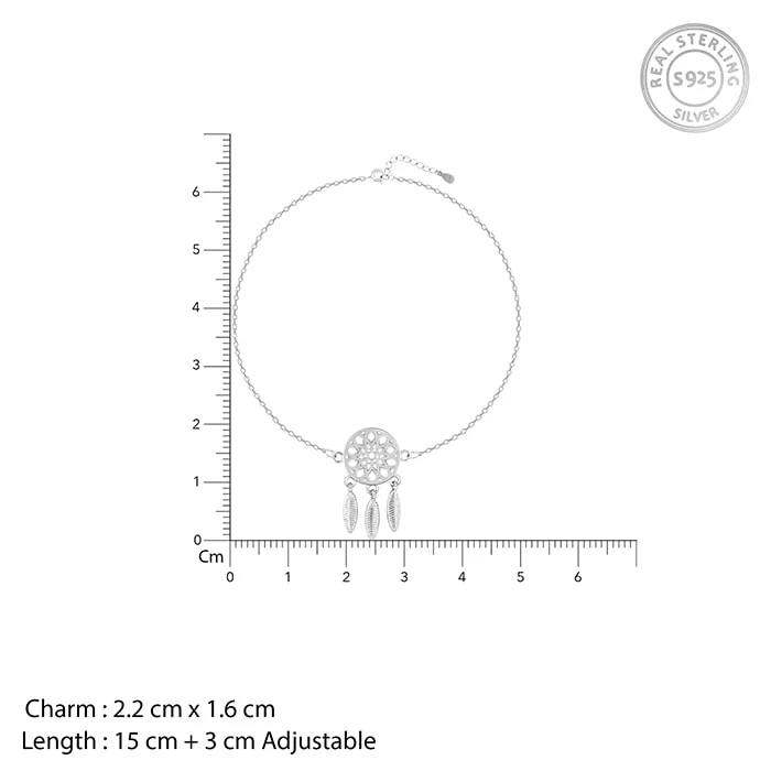 Silver Dreamcatcher Bracelet - Image 4