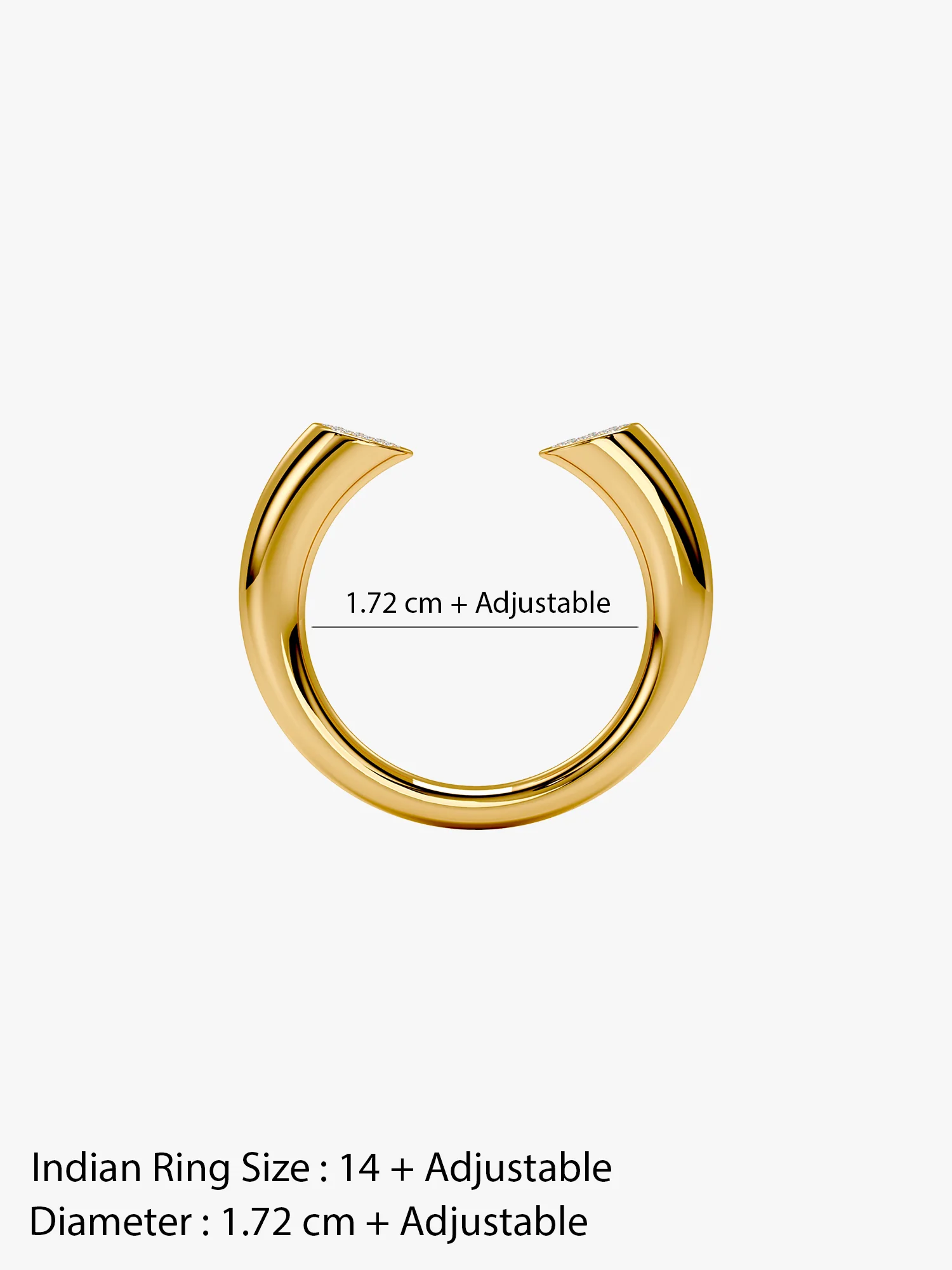Timeless Gold Plated Ring (Size 14) - Image 6