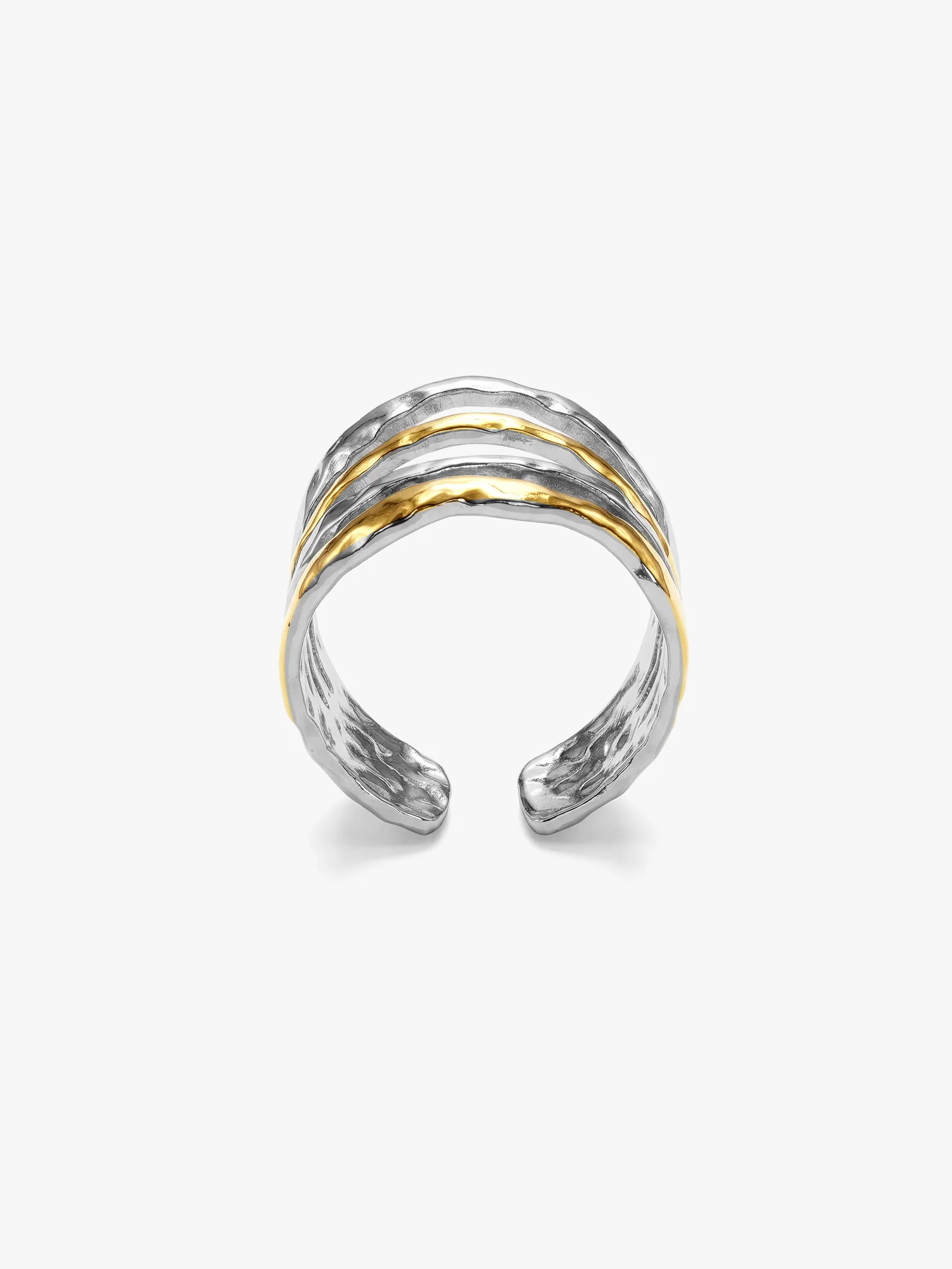 Triple Melt Dual Tone Ring (Size 15) - Image 5
