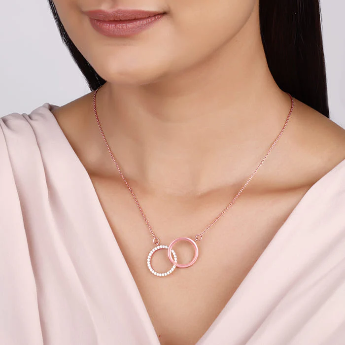 Rose Gold Alluring Necklace - Image 3