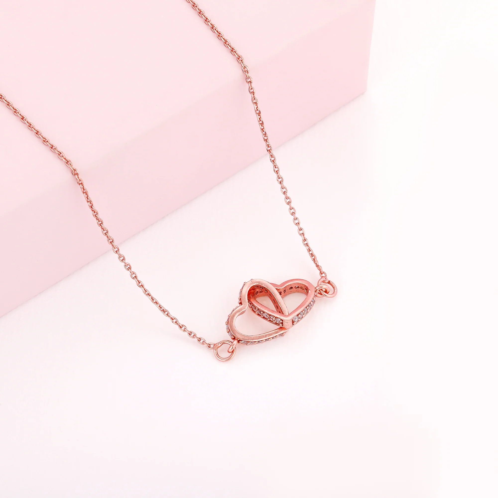Rose Gold Locked-In-Love Necklace - Image 2