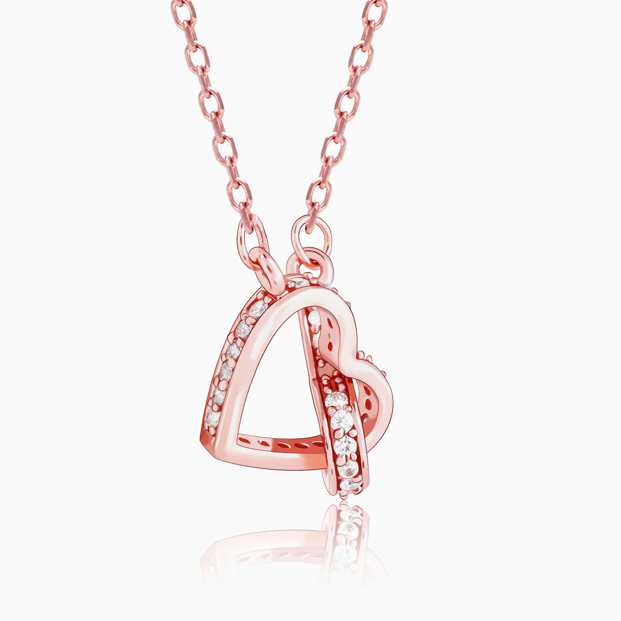Rose Gold Locked-In-Love Necklace - Image 4
