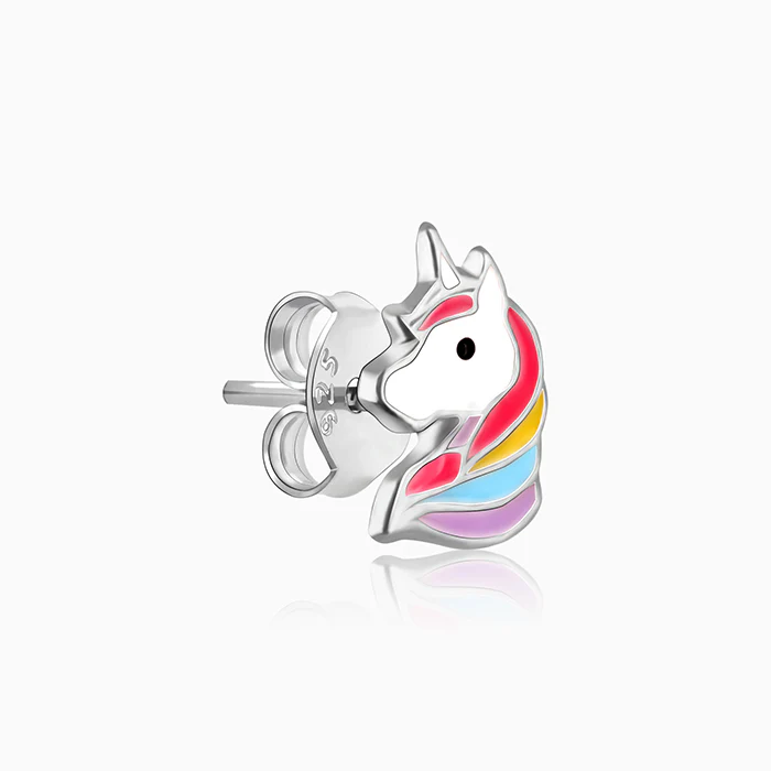 Silver Honey Blossom Kids Earrings (4-12 yrs) - Image 4