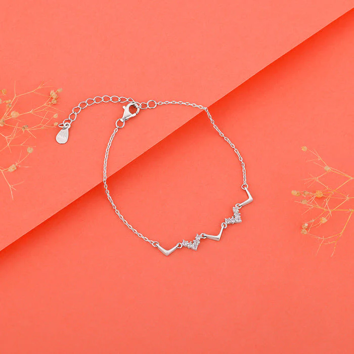 Silver Meandering Bracelet - Image 2