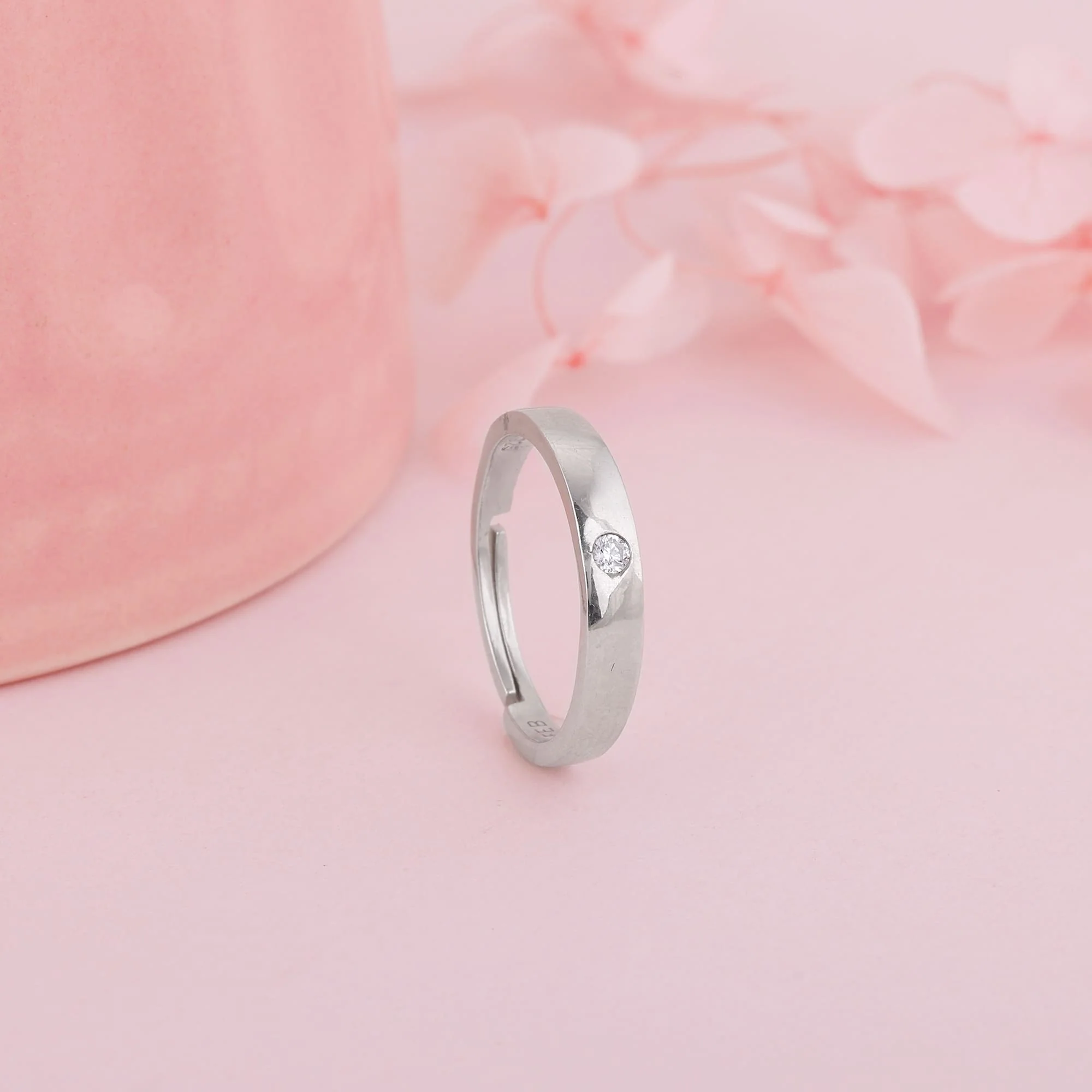 Silver Zircon True Love Ring - Image 3