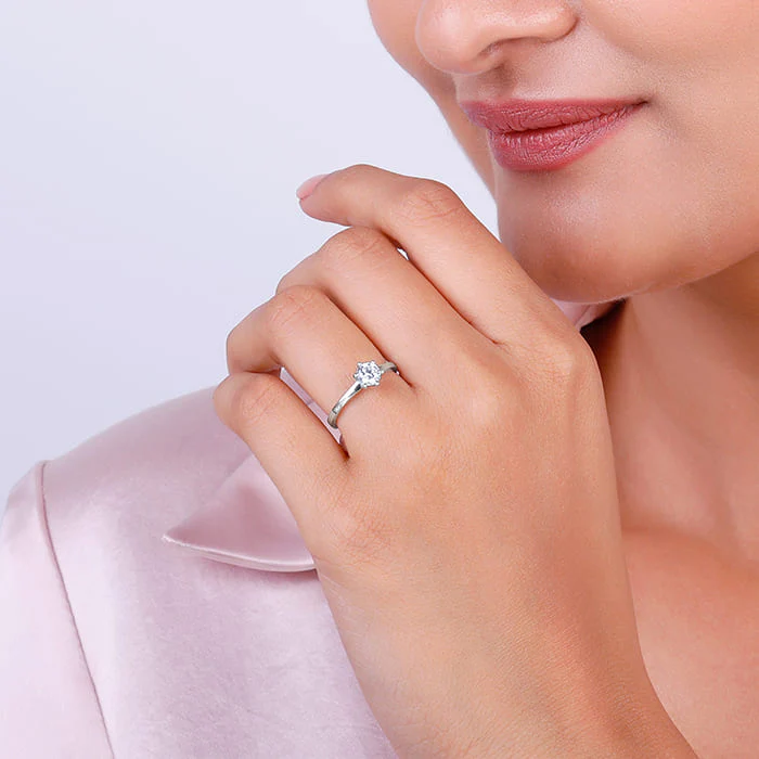 Silver Snowfall Ring - Image 3